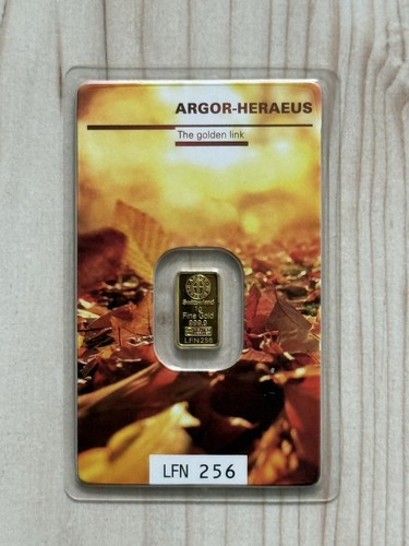 Goldbarren argor heraeus - argor,