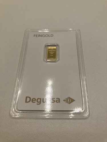 Degussa goldbarren 999 9 - 999,