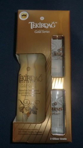 Tekirdag raki gold - 63€/l,