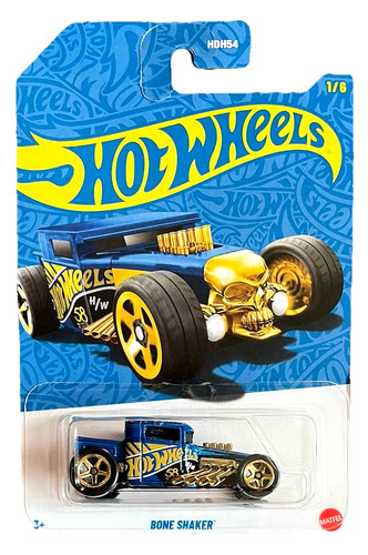 Hot wheels bone shaker - hot, 1/6